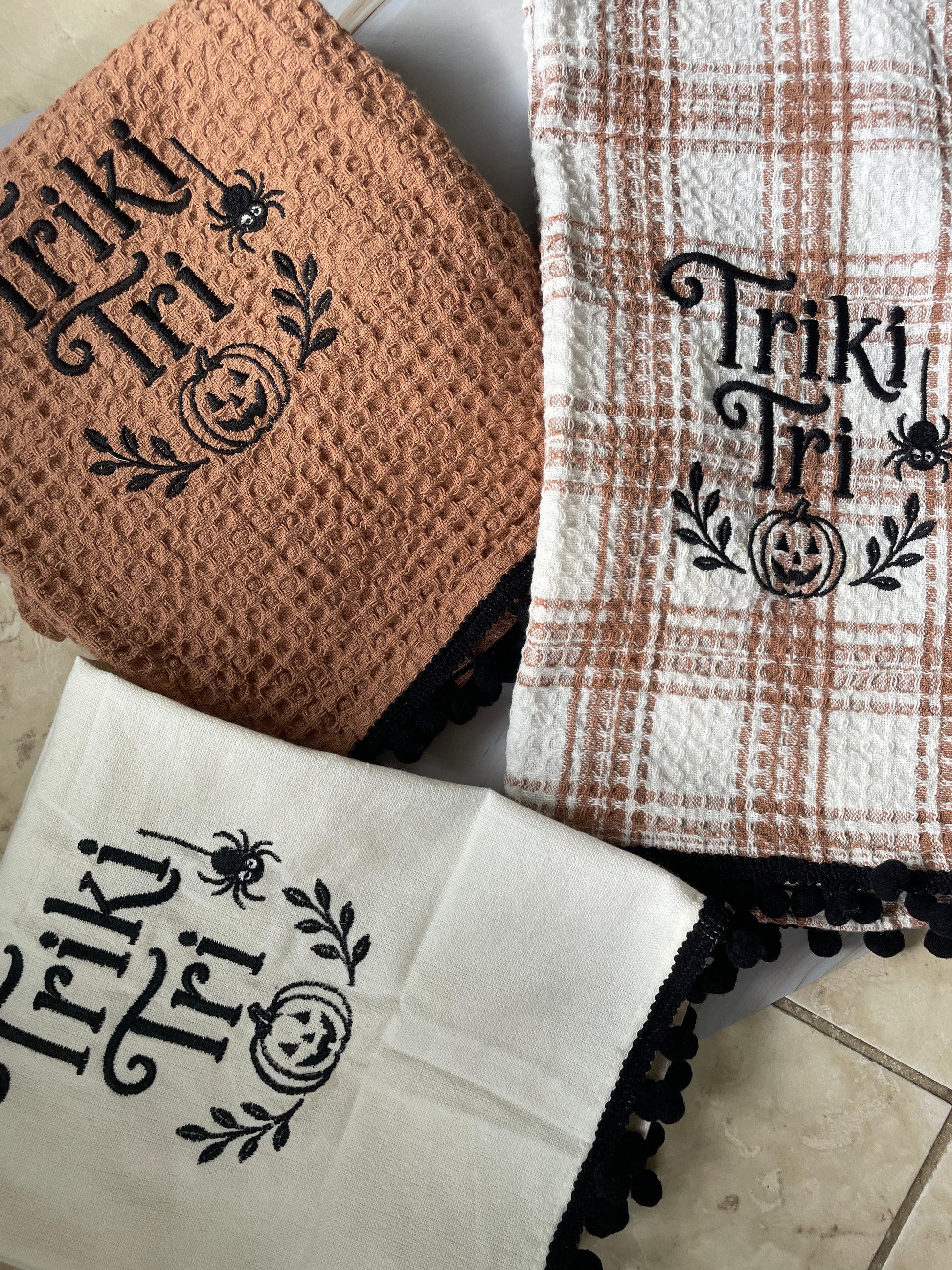 Triki Tri Decorative Kitchen Towels