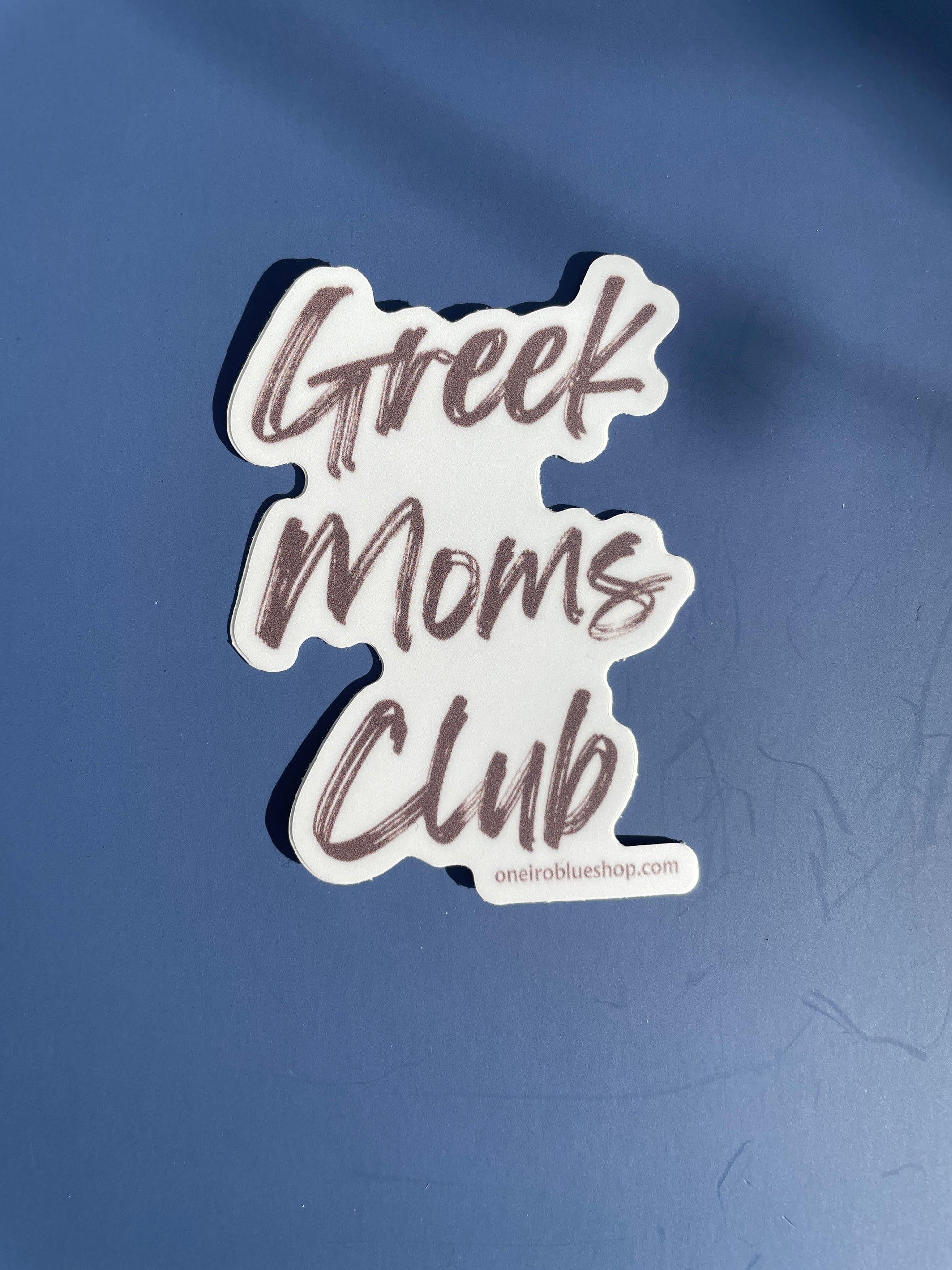 Greek Moms Club Sticker