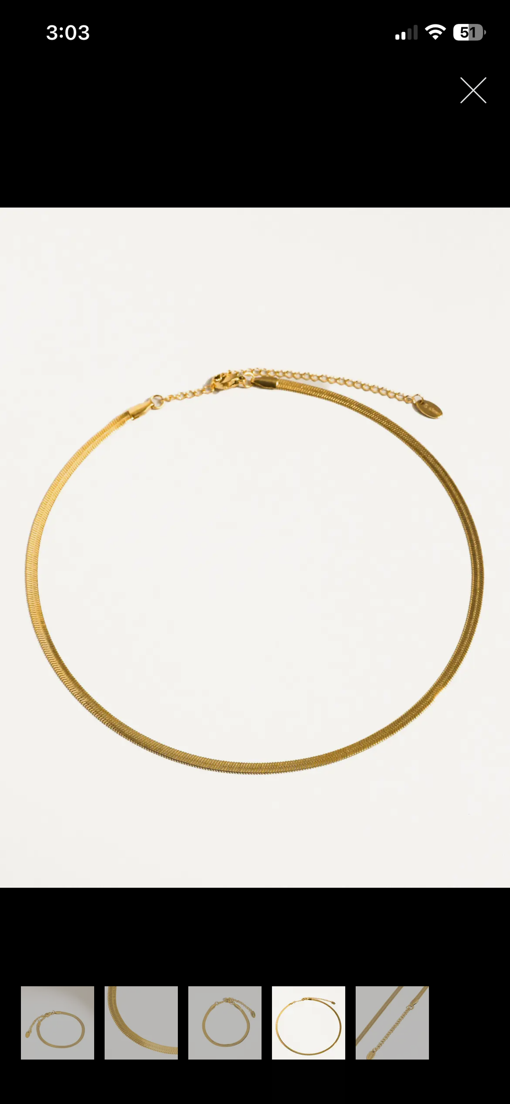 Snake Chain + Matching Bracelet 18k Gold + CZ Stone