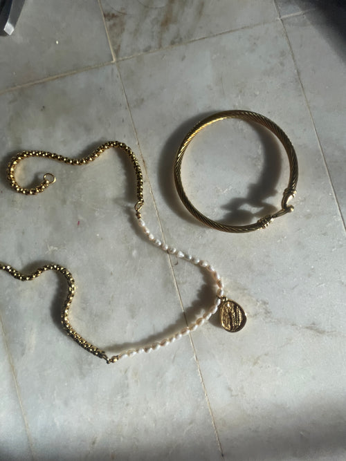 18k Bangle Buckle Clasp Bracelet