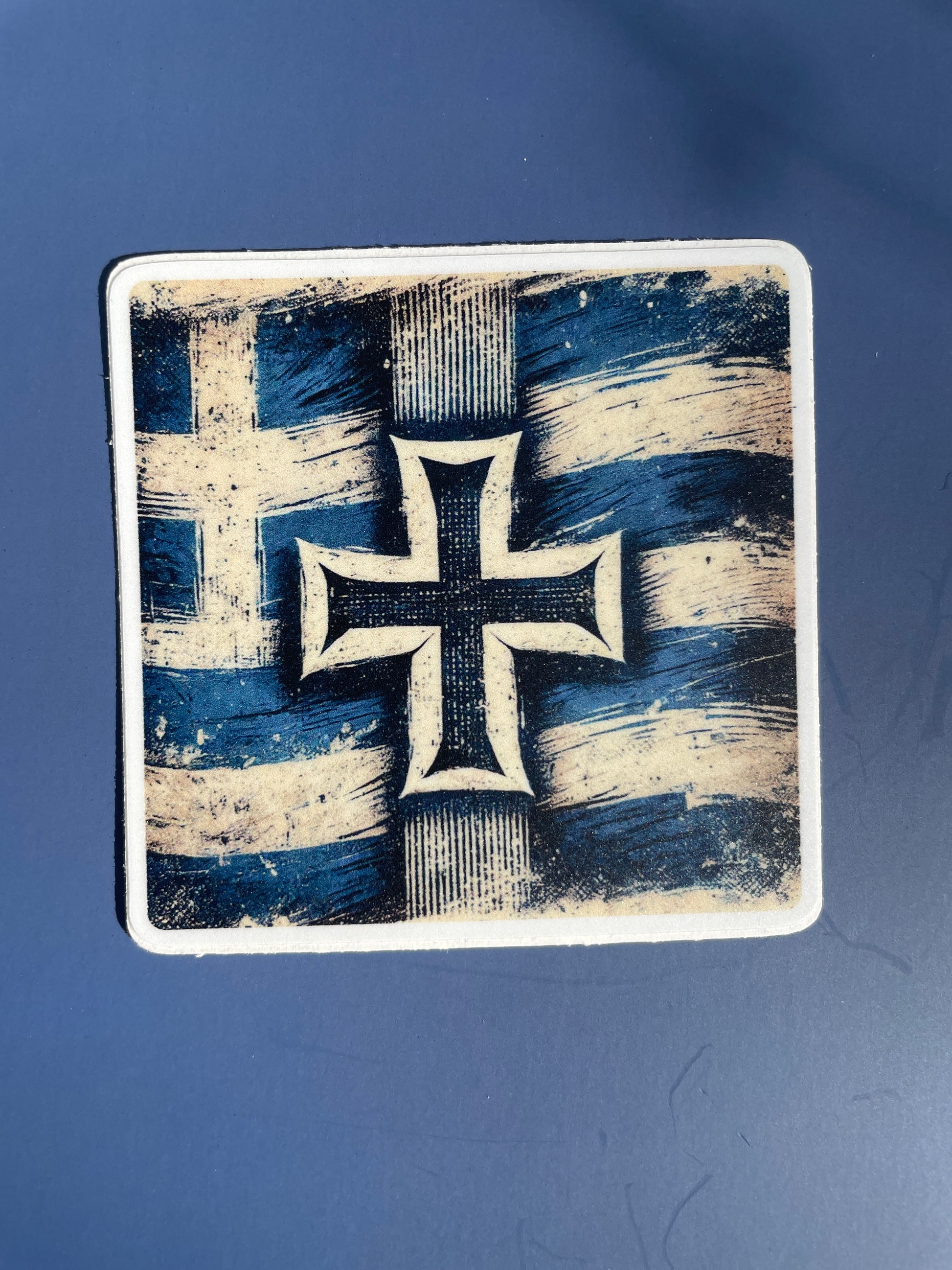 Greek Pride AI 3inch Matte Vinyl Sticker