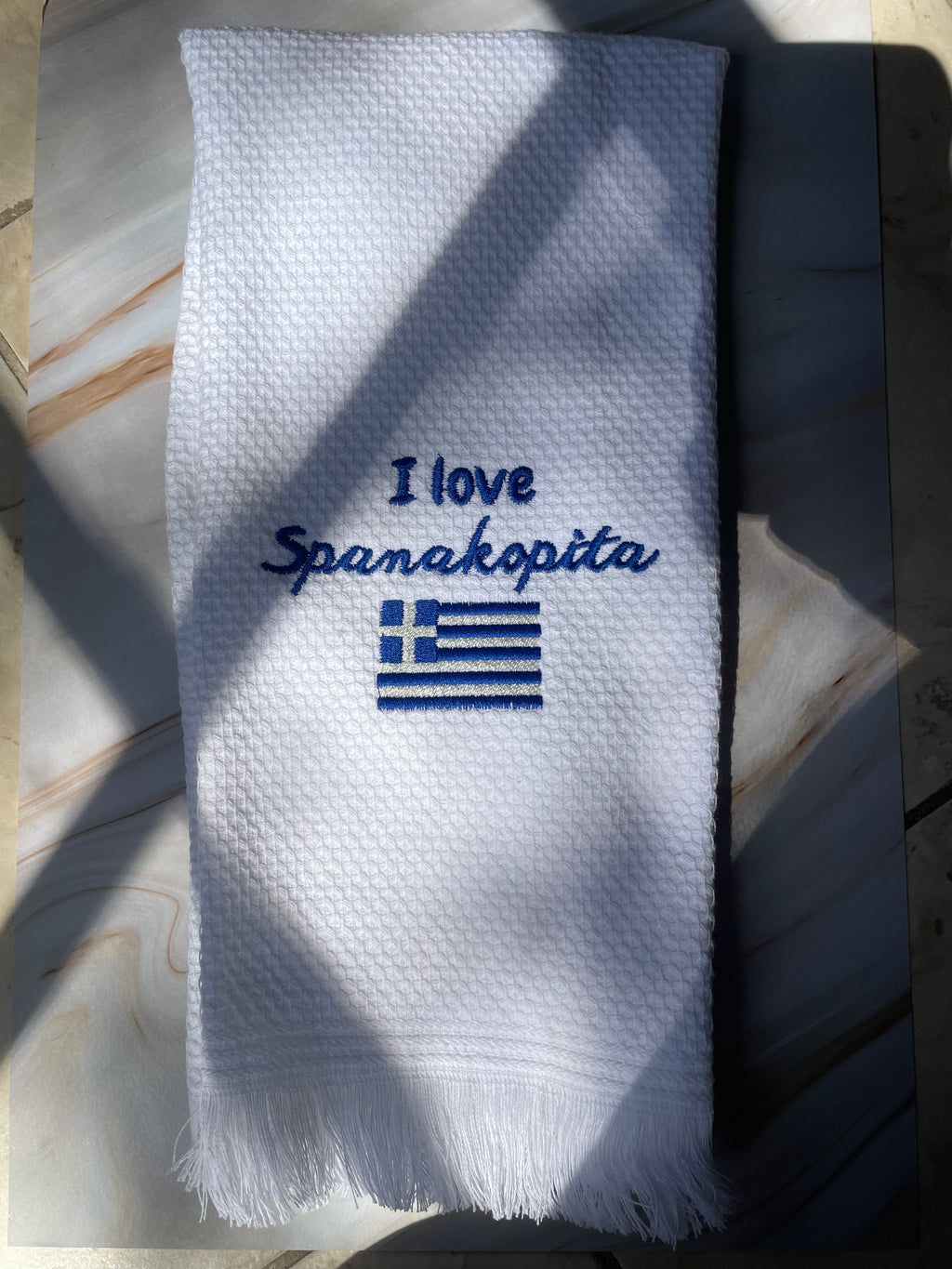 I Love Spanakopita 3 inch Matte Sticker
