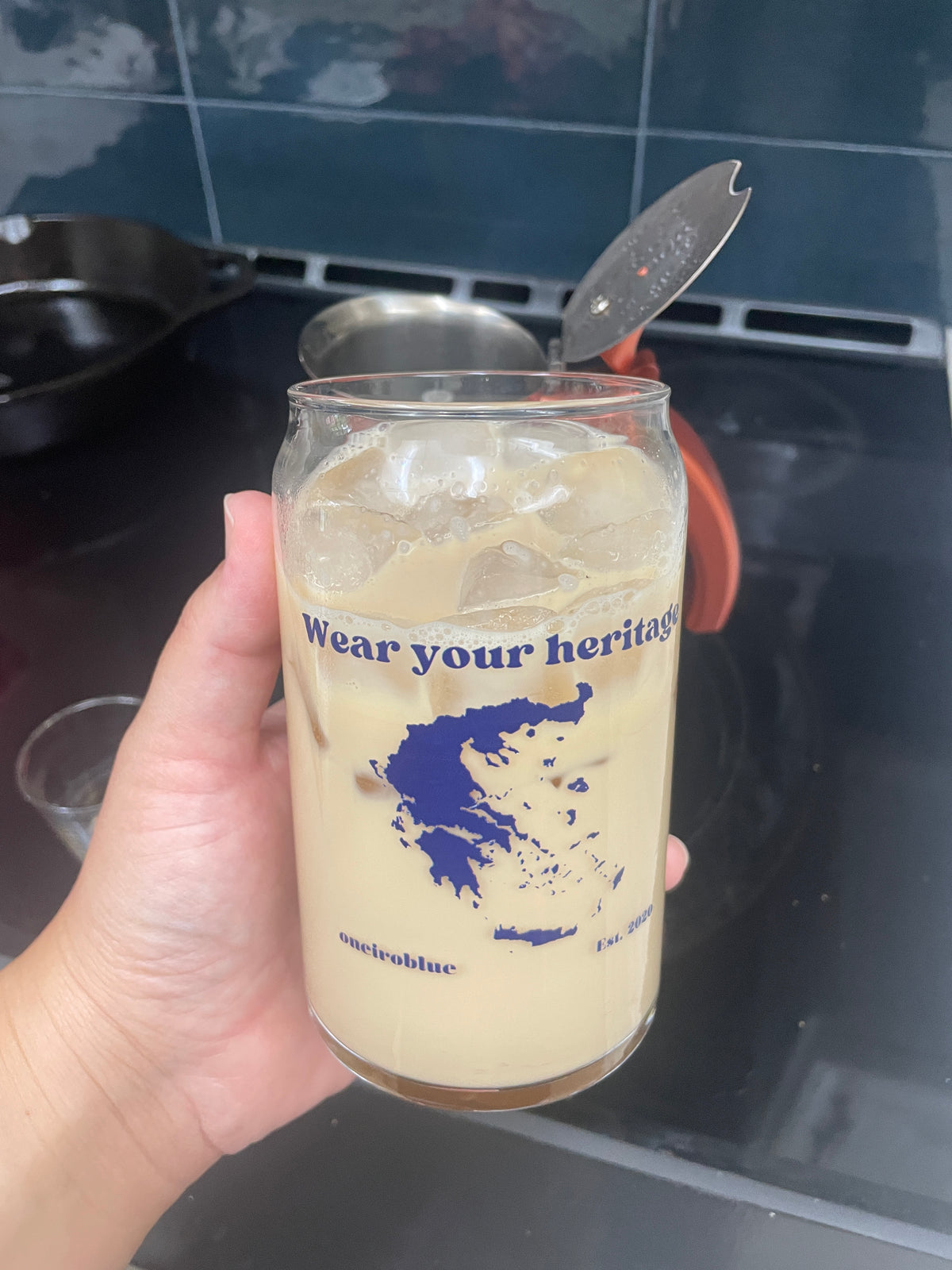 Wear Your Heritage 16oz Coffee Glass