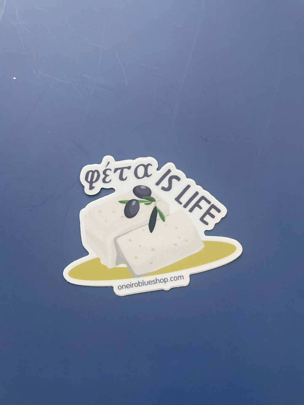 Feta Is Life 3inch Matte Vinyl Sticker