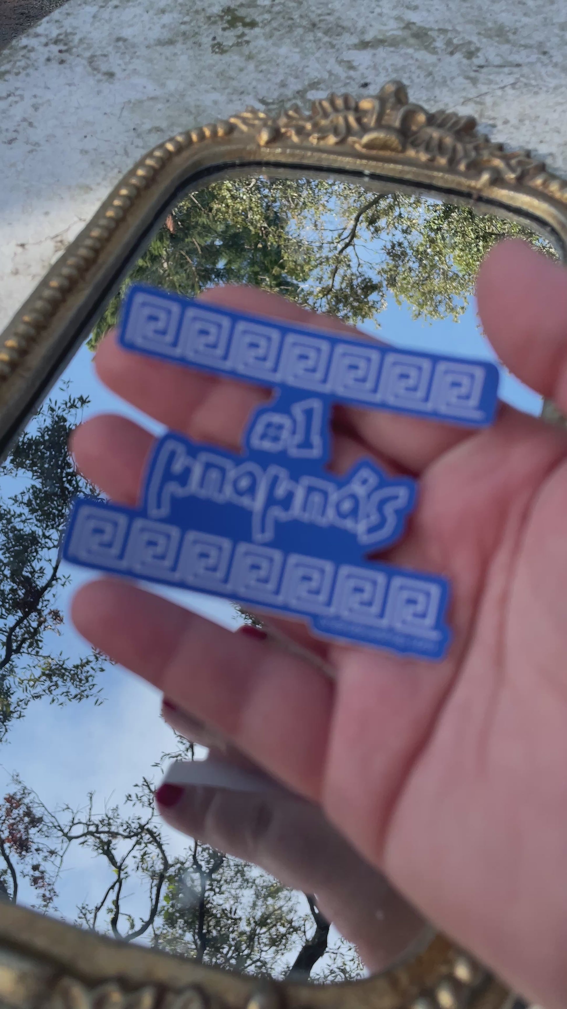#1 Baba 3inch Matte Vinyl Sticker