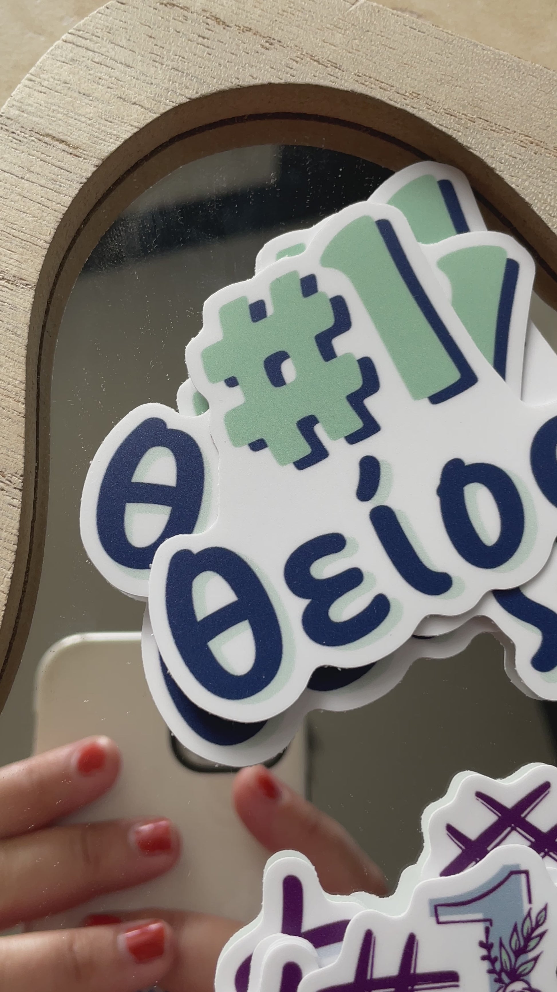 Yiayia & Papou 3inch Vinyl Matte Stickers